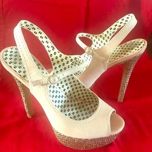 Jessica Simpson platform high heels